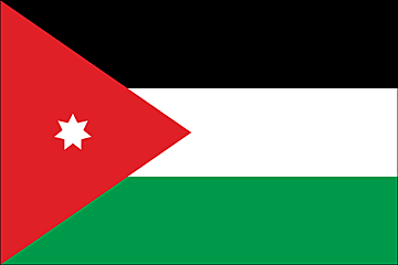 Jordania Flag